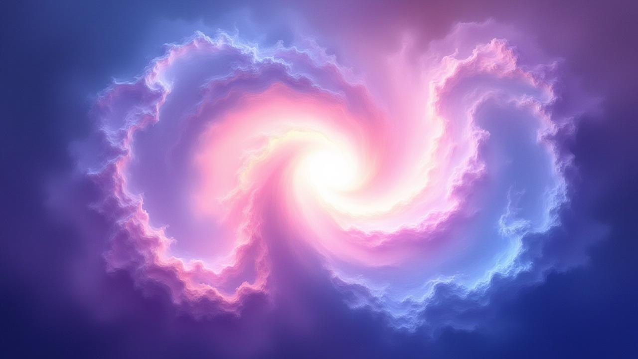 Hintergrundbild mit zwei ineinandergreifenden Sternenspiralen, symbolisierend für Partnerschaft